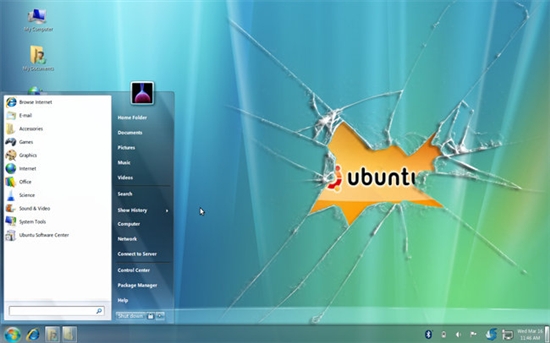 ubuntu系统怎么换成windows7系统？Ubuntu成Windows 7的超级方法 