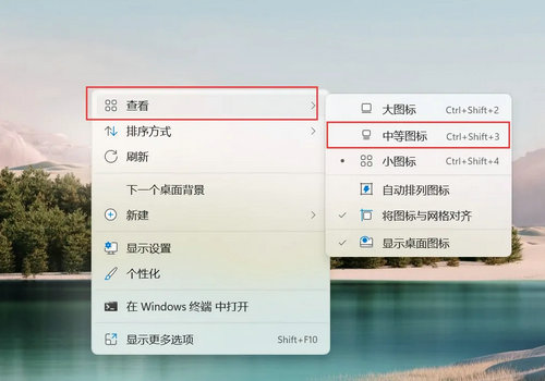 win11桌面图标大小怎么设置？win11桌面图标大小设置方法教程